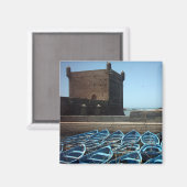 Aimant Port d'Essaouira Maroc (Recto/Verso)