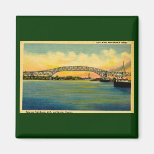 Aimant Port Huron Michigan de pont de Bluewater