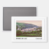 Aimant Port Isaac, Cornouailles, Angleterre (Recto/Verso)