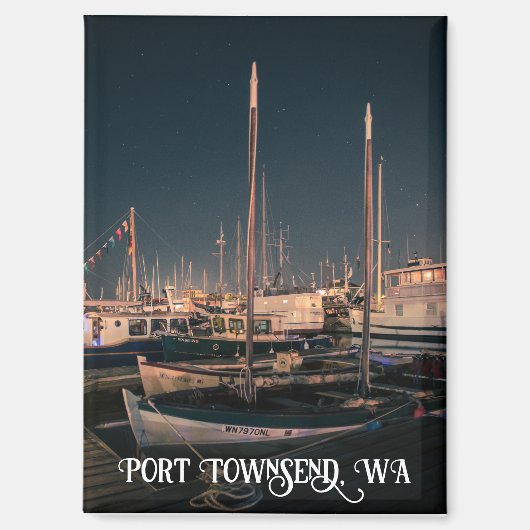 Aimant Port Townsend, Washington la nuit (Recto)