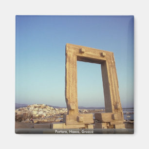 Aimant Portara, Naxos, Grèce