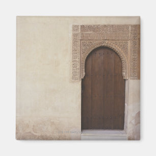 Aimant Porte au palais d'Alhambra à Grenade, Espagne