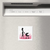 Aimant Porte-bébé à la mode pour maman poussant (In Situ (Lave-vaisselle))