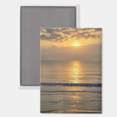 Aimant Porte - clé de plage de Floride (Recto/Verso)