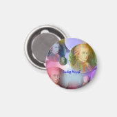 Aimant Porte - clé Mozart (Recto/Verso)