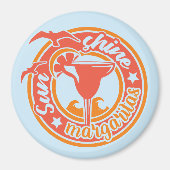 Aimant Porte Croisière Soleil, Rayon de Soleil et Margari (Devant)