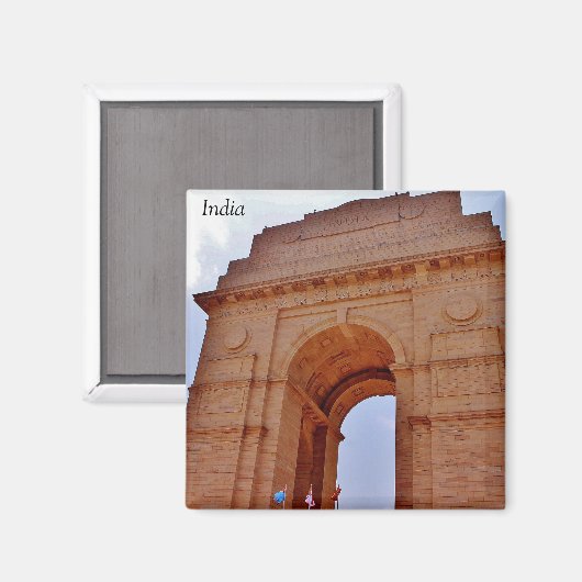 Aimant Porte de l'Inde (Recto/Verso)