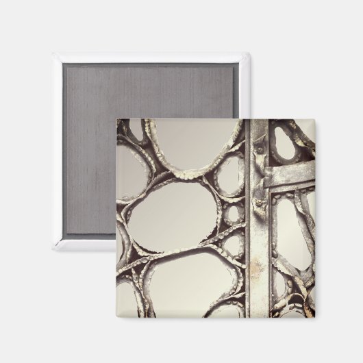 Aimant Porte en fer Art nouveau antoni gaudi élégant (Recto/Verso)