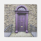 Aimant Porte géorgienne violette de Dublin (Devant)