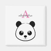 Aimant Porte-panda coutume Monogramme (Devant)