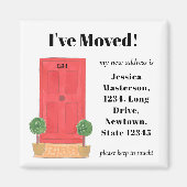 Aimant Porte rouge que j'ai déplacée (Devant)