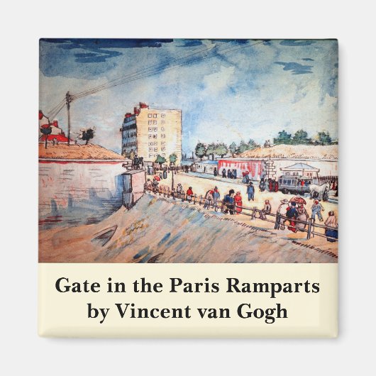 Aimant Porte sur les Ramparts de Paris par Vincent van Go (Devant)