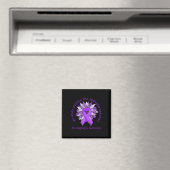 Aimant Porter la fibromyalgie violette Sensibilisation To (In Situ (Lave-vaisselle))