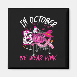 Aimant Porter Pink Breast Cancer Guerrier mignon Fantôme