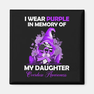 Aimant Porter Violet Pour Ma Fille Surdose Sensibilisatio
