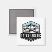 Aimant Portes du parc national et de la réserve de l'Arct (Recto/Verso)