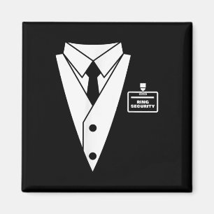 Aimant Porteur De Bague Tuxedo Tux Costume Mariage De Cos