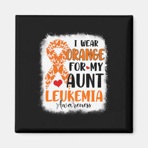 Aimant Portez Orange Pour Ma Tante Mois De Sensibilisatio