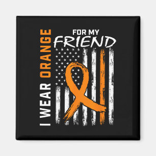Aimant Portez Orange Pour Mon Ami Drapeau De Sensibilisat