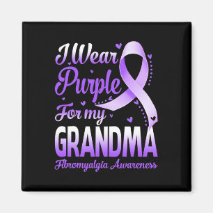 Aimant Portez Violet Pour Ma Grande-Mère Fibromyalgie Sen
