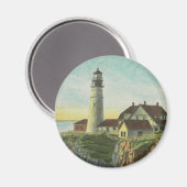 Aimant Portland Head Light Aquarelle (Recto/Verso)