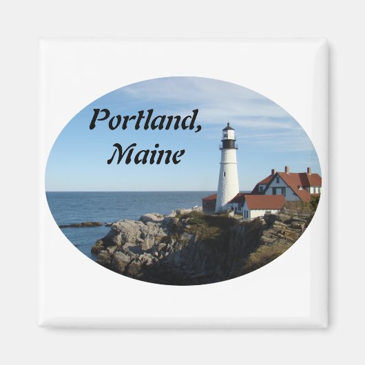 Aimant Portland Head Lighthouse Maine (Devant)