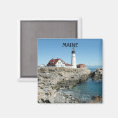 AIMANT PORTLAND HEURE D'ÉCLAIRAGE, MAINE (Recto/Verso)