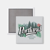 Aimant Portland Oregon (Recto/Verso)