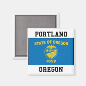 Aimant Portland Oregon (Recto/Verso)