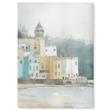 Portmeirion pastel, Pays de Galles à l'aquarelle
