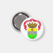 Aimant Porto Alegre (Sceau de la ville) - BRÉSIL (Recto/Verso)