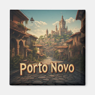 Aimant Porto-Novo Benin Capitale Voyage Souvenir 🗺️