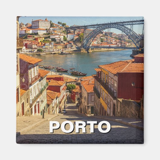 Aimant Porto Portugal Voyage (Devant)