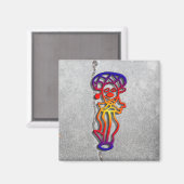 Aimant Porto Rico - danseur - Customisé (Recto/Verso)