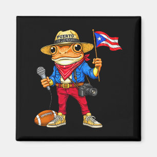Aimant Porto Rico grenouille coqui rue musique footballPo
