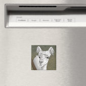 Aimant Portrait Alpaca 2 (In Situ (Lave-vaisselle))