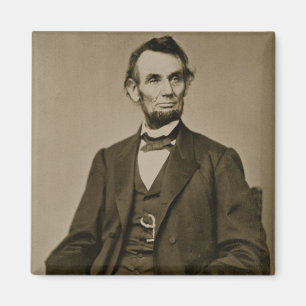 Aimant Portrait d'Abraham Lincoln (1809-65) (photo de