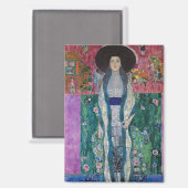 Aimant Portrait d'Adèle Bloch Bauer, Gustav Klimt (Recto/Verso)