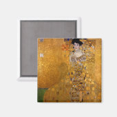 Aimant Portrait d'Adele Bloch-Bauer I par Gustav Klimt (Recto/Verso)