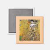 Aimant Portrait d'Adele Bloch-Bauer par Gustav Klimt (Recto/Verso)