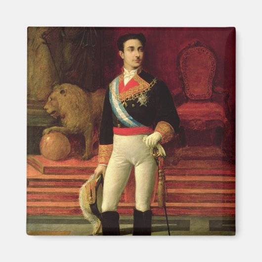 Aimant Portrait d'Alfonso XII 1876 (Devant)