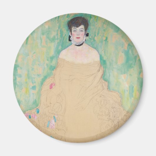 Aimant Portrait d'Amalie Zuckerkandl par Gustav Klimt (Devant)