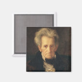 Aimant Portrait d'Andrew Jackson (Recto/Verso)