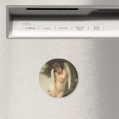 Aimant Portrait d'ange de Cupid (Cupidon) par Bouguereau (In Situ (Lave-vaisselle))