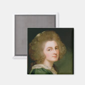 Aimant Portrait d'Ann Barbara Russell (Recto/Verso)