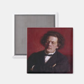 Aimant Portrait d'Anton Grigoryevich Rubinstein, 1881 (Recto/Verso)
