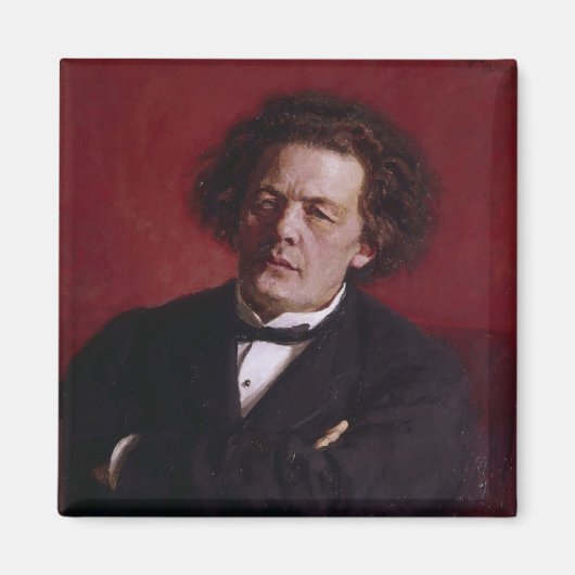 Aimant Portrait d'Anton Grigoryevich Rubinstein, 1881 (Devant)