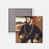 Aimant Portrait d'Anton Rummel von Liechtenstein (Recto/Verso)