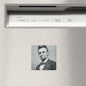 Aimant Portrait de Abe Lincoln 1 (In Situ (Lave-vaisselle))