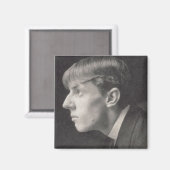 Aimant Portrait de Aubrey Beardsley (1872-1898) par Frede (Recto/Verso)